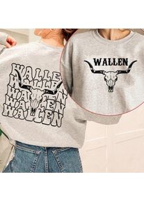 91510108mac0q8xl4q Retro Wallen Bull Skull Wallen Pullover Sweatshirt Cowboy Country Musik Western Hoodies Streetwear Harajuku Damen Kleidung Unisex