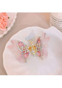 Luyacoth Koreanischer Stil Schmetterling Haarspange Haarspange Hanfu Haarschmuck Trendy Schmetterling Haarnadel Party