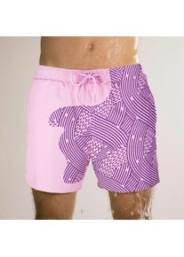 Winnerer Sun Kinder-Badehose Mit Farbwechsel Für Wasser, Strand-Shorts Mit Farbwechsel