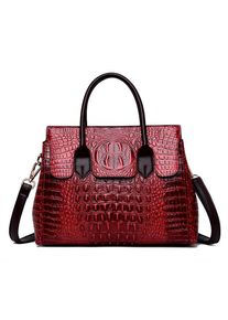 Scione Frauen Handtasche Aus Echtem Leder Frauen Krokodil Luxus Handtaschen Frauen Taschen Designer Umhängetaschen Weibliche Retro Tote Handtaschen