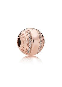Jiangm Network Roségoldene Perlen, Funkelnde Rosa Gänseblümchen-Blumen-Perlen-Charm, Passend Für Original-Mode-Armbänder, Diy-Schmuck Für Frauen