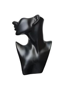 Blackhors Kopfmodell, Halbes Gesicht, Schaufensterpuppenkopf, Schmuckständer, Porträt, Hals, Dummy-Kopf Für Halskette, Ohrringe
