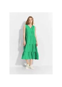 Sommerkleid Cecil Gr. XXL (46), US-Größen, grün (juicy apple grün) Damen Kleider mit Volant