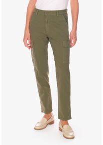 Herren Cargohose "CASTELLA", grün, casual, Gr. 33, Le Temps Des Cerises, 98% Baumwolle, 2% Elasthan, Hosen, mit geradem Schnitt