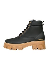 N91 Damen Schnürboots "Style Choice HI Businessschuh", Gr. 41, schwarz, Leder, casual, Schuhe, Damen Schnürboots Leder handgefertigt, Hikingboots