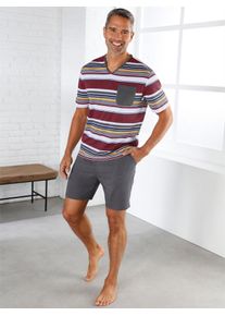 Herren Schlafhose, Gr. 56, grau, 100% Baumwolle, unifarben, Hosen