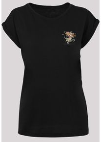 Kurzarmshirt F4NT4STIC "F4NT4STIC Damen" Gr. XS, schwarz (black) Herren Shirts T-Shirts