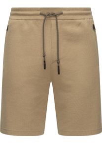 Shorts Ragwear "Roydy" Gr. XL (54), Normalgrößen, beige (sand) Herren Hosen Shorts Stylische Joggpants mit Reißverschlusstaschen
