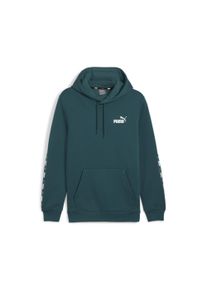 Hoodie Puma "Essentials+ Tape Herren" Gr. XXL, grün (cold green) Herren Sweatshirts Sportbekleidung