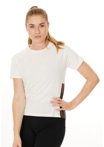 Funktionsshirt Endurance "Abbye" Gr. 38, weiß (weiß, beige) Damen Shirts Funktionsshirts mit Stretch-Funktion und Quick Dry-Technologie