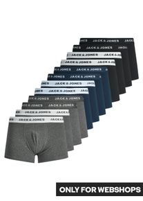 Jack & Jones Trunk JACK & JONES "JACSOLID TRUNKS 12 PACKS" Gr. XXL, blau (navy blazer pack) Herren Unterhosen