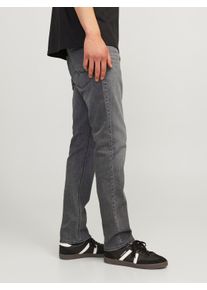 Jack & Jones Slim-fit-Jeans JACK & JONES "JJIGLENN JJORIGINAL SQ 913 NOOS" Gr. 32, Länge 34, 34 x grey denim Herren Jeans