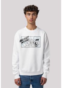 Sweatshirt F4NT4STIC "Wickie Beastmode on" Gr. XL, weiß Herren Sweatshirts Premium Qualität