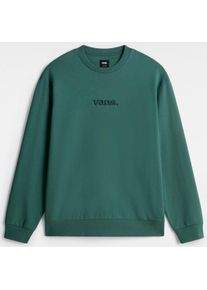 Sweatshirt Vans "ESSENTIAL RELAXED CREW" Gr. L, grün (dark forest) Herren Sweatshirts