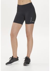 Funktionstights ELITE LAB "Run Elite X1" Gr. 38, EURO-Größen, schwarz (schwarz, schwarz) Damen Hosen Sport Leggings mit reflektierenden Elementen