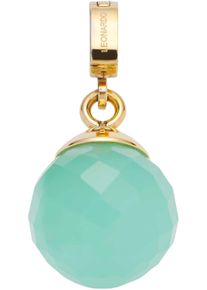 Leonardo Damen Charm-Einhänger "Anhänger Catina Clip&Mix, 023658", gold, Edelstahl, Charms, mit Kristallglas