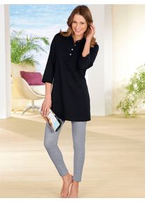 Damen Longshirt "Longshirt", schwarz, Gr. 56, unifarben, 100% Baumwolle, Shirts