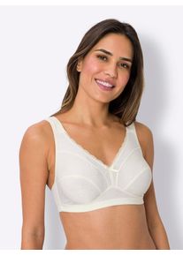 Damen Bügelloser BH, Gr. 80, beige, 80% Polyamid, 11% Baumwolle, 9% Elasthan, BHs