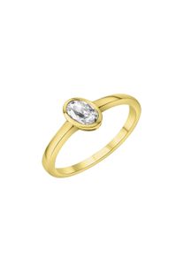 Vivance Damen Fingerring "375/- Gelbgold Zirkonia", 058 (18,5), Gold, gelb, Gold, Fingerringe