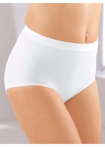 Damen Formslip, Gr. 36, weiß, 60% Baumwolle, 20% Elasthan, 20% Polyamid, Unterhosen