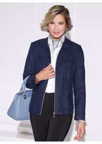 Damen Jackenblazer "Blazer", blau, Gr. 50, 100% Polyester, Blazer