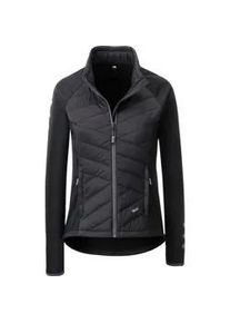 Fleecejacke LPO "EDINA II WOMEN" Gr. 36 (S), schwarz Damen Jacken weiche Hybrid-Fleecejacke in traditioneller Optik