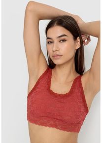 LSCN BY LASCANA Bustier rot Gr. 32/34 für Damen. Ohne Bügel