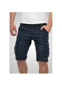 Cargoshorts Alessandro Salvarini "ASNico" Gr. W36, Normalgrößen, blau (navy) Herren Hosen inklusive passendem Gürtel