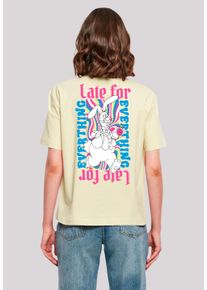 F4NT4STIC Damen T-Shirt "Alice im Wunderland", gelb, casual, Gr. XL, Obermaterial: 100% Baumwolle, Shirts, Nostalgie, Retro Print, Kinderserie