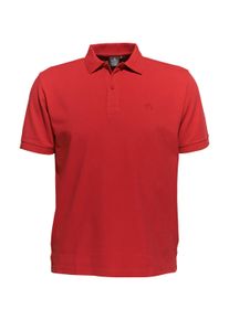 Herren Poloshirt, rot, casual, Gr. XXL, Ahorn Sportswear, bestickt, 80% Baumwolle, 20% Polyester, Shirts, in klassischem Design