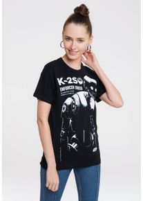 logoshirt Damen T-Shirt "Star Wars", schwarz-weiß, casual, Gr. M, bedruckt, 100% Baumwolle, Shirts, mit lizenziertem Design
