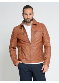 Maze Herren Lederjacke "William", braun, Gr. XL, Obermaterial: 100% Lammleder / Futter: 100% Baumwolle / Ärmelfutter: 100% Polyester, Jacken