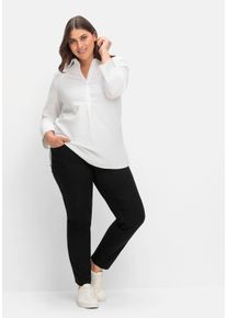 Große Größen Schmale Hose im Curvy-Schnitt VERENA Gr. 44 schwarz von sheego für Damen