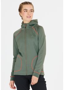 WHISTLER Damen Fleecejacke "Tracker", grün, casual, Gr. 40, unifarben, 95% Polyester, 5% Elasthan, Jacken, mit Powerstretch-Technologie