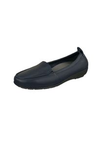 Natural Feet Damen Mokassin "Marie", Gr. 36, blau, Leder, feminin, Schuhe, aus weichem Hirschleder