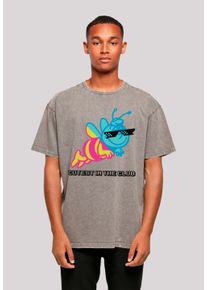 F4NT4STIC Herren T-Shirt "Die Biene Maja Cutest In Club Heroes of Childhood", grau, casual, Gr. XL, Obermaterial: 100% Baumwolle, Shirts, Nostalgie,
