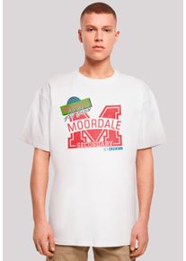 F4NT4STIC Herren T-Shirt "Sex Education Moordale M Collage", weiß, casual, Gr. XS, Obermaterial: 100% Baumwolle, Shirts, Premium Qualität