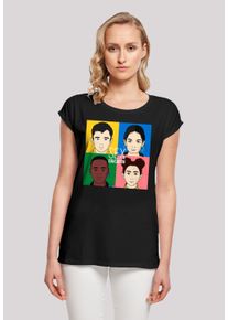 F4NT4STIC Damen T-Shirt "Sex Education Blur Cover", schwarz, casual, Gr. L, Obermaterial: 100% Baumwolle, Shirts, Premium Qualität