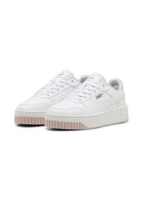 Puma Kinder Sneaker "Carina Street Holo 2.0 Sneakers Mädchen", Gr. 35,5, weiß, Obermaterial: Synthetik, Textil; Futter: Textil; Innensohle: Textil;
