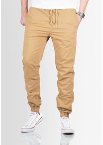 Herren Chinohose "ASGenteliio", beige, Gr. 33, Alessandro Salvarini, Obermaterial: 98% Baumwolle, 2% Elasthan, Hosen, mit sehr hohen Tragekomfort