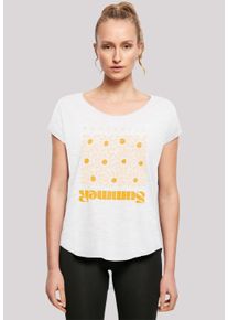 F4NT4STIC Damen T-Shirt "Sommer Sonnenblume", weiß, casual, Gr. XS, Obermaterial: 100% Baumwolle, Shirts, Print