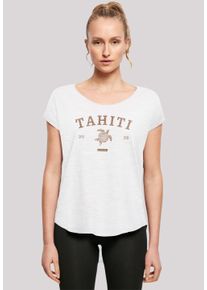F4NT4STIC Damen T-Shirt "Tahiti", weiß, casual, Gr. XL, Obermaterial: 100% Baumwolle, Shirts, Print