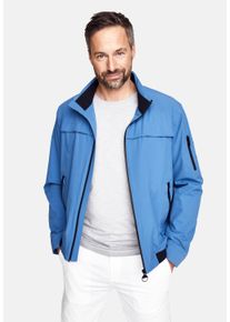 NEW CANADIAN Herren Outdoorjacke "PACKABLE", blau, sportlich, Gr. 58, unifarben, 100% Polyester, Jacken, mit wasserabweisender Funktion