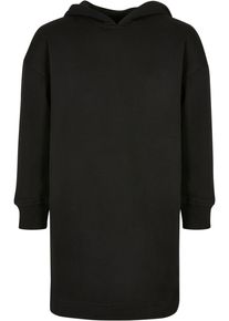 Urban Classics Mädchen Shirtkleid "Urban Classics Damen Girls Oversized Terry Hoody Dress", schwarz, klassisch, Gr. 134, unifarben, 65% Baumwolle,