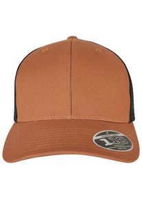 Flexfit Damen Flex Cap "Flexfit Unisex 110 Structured Canvas Trucker", braun, casual, unifarben, 98% Baumwolle, 2% Elasthan, Caps