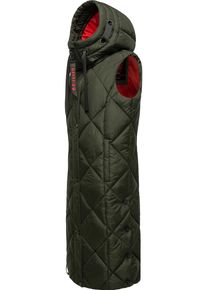 Navahoo Damen Steppweste "Schnuckel", grün, modisch, Gr. S, Oberstoff: 100% Polyester; Futter: 100% Polyester; Wattierung: 100% Polyester, Westen,
