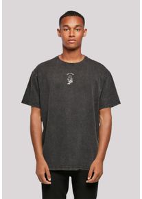 F4NT4STIC Herren T-Shirt "Boo Crew Halloween", schwarz, casual, Gr. XS, Obermaterial: 100% Baumwolle, Shirts, Print