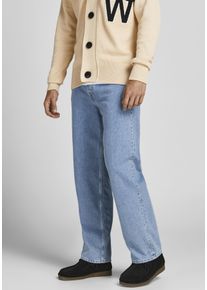 Jack & Jones JACK & JONES Herren Loose-fit-Jeans "JJIEDDIE JJORIGINAL MF 710", blau, modisch, Gr. 29, clean, Denim/Jeans, Obermaterial: 100% Baumwolle, Jeans