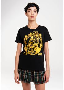 logoshirt Damen T-Shirt "Marvel - Avengers - Infinity War", schwarz, casual, Gr. XXL, unifarben, 100% Baumwolle, Shirts, mit lizenziertem