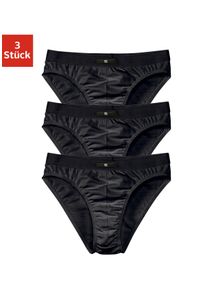 H.I.S. H.I.S Herren Slip, Gr. XS, schwarz, Jersey, Obermaterial: 95% Baumwolle, 5% Elasthan, unifarben, Unterhosen, mit H.I.S Logo vorn
